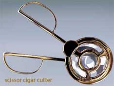 the scissor cigar cutter