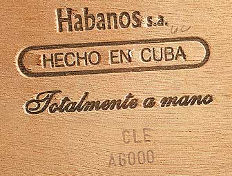 Cuban Cigars Box code