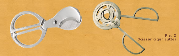 the scissor cigar cutter